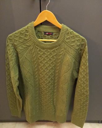 Maglione verde uomo