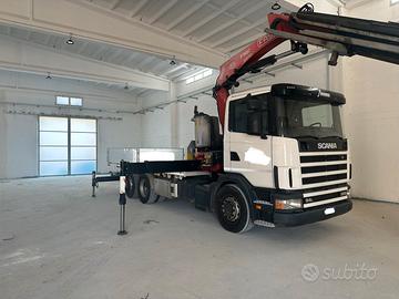 Scania 3 assi + fassi F195C