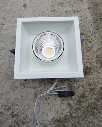 faretti led da cartongesso quadrati 