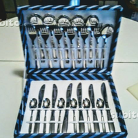 2 Servizi di posate nuovi ( 24 pezzi - 42 pezzi )