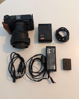 Canon EOS M6 Mark 2 + Obiettivo 16mm f/1.4