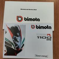 Manuali uso e manutenzione Bimota + libretto garan