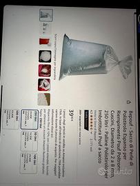 Perle Di Polistirolo Per Riempimento Pouf E Cuscini - Diametro 2-8 Mm, Sacco Da 50 Litri, Made In Italy - Foto 13