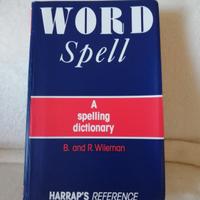 dizionario inglese.Word spell.A spell dictionary