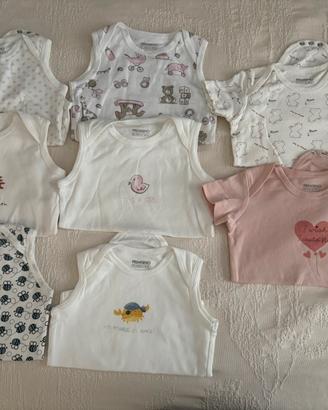 Body 8 pezzi nuovi primigi 24 mesi