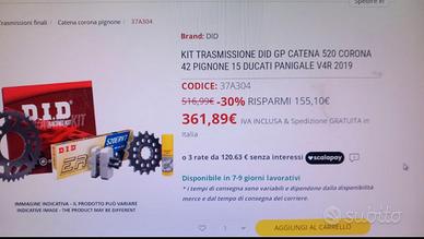 Trasmissione finale ducati panigale