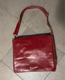 Borsa cartella Vespa rosso porta pc 36x30x8cm