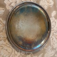 Vassoio rotondo argento