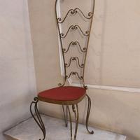 sedia Chiavari in ferro battuto 