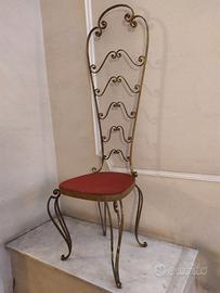 sedia Chiavari in ferro battuto 