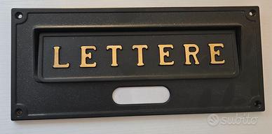 Fessura placca per lettere in ghisa