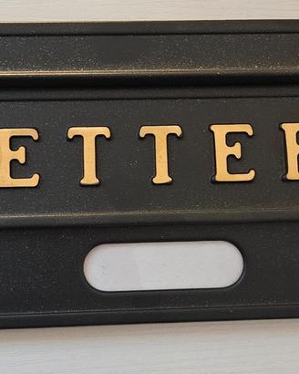 Fessura placca per lettere in ghisa