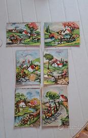 set cartoline vintage 