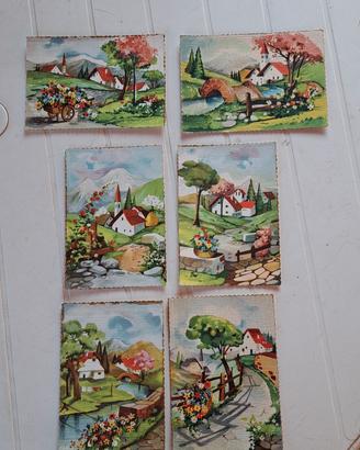 set cartoline vintage 