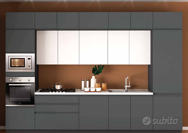 CUCINA CON PORTALE L 360cm H252cm  5 ELETTRODOMST.