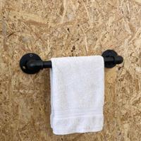 Porta salviette  bidet industrial nero, stile loft