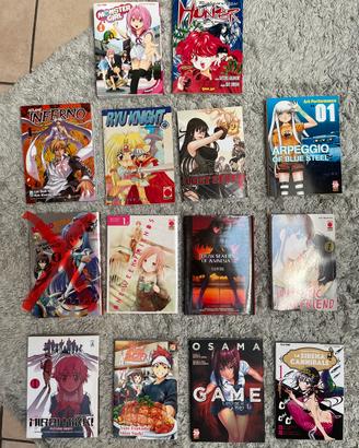 Manga numeri 1 di varie serie, tutti in Italiano