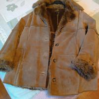 giaccone vintage donna montone rovesciato