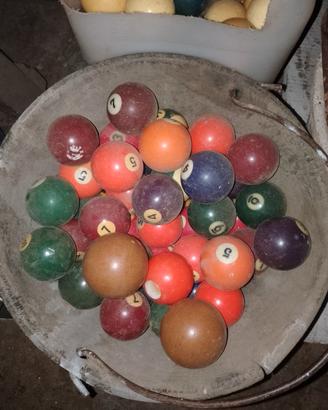 palle da bigliardo vintage 