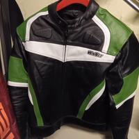 giacca pelle Kawasaki 