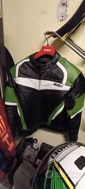giacca pelle Kawasaki 