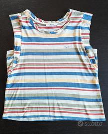 Canotta a righe Pepe Jeans