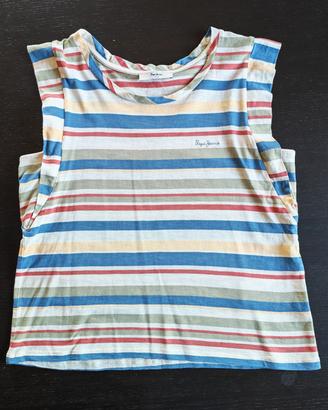 Canotta a righe Pepe Jeans
