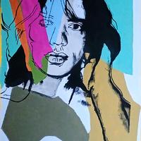 Quadro"Mick Jagger 1975"