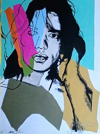 Quadro"Mick Jagger 1975"