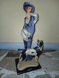 Statua di "dama con alano"