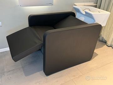 Lavatesta marchio Gamma&Bros sedile reclinabile