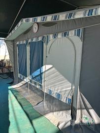 Veranda in stoffa e PVC  per campeggio usata