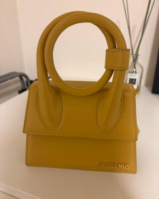 Jacquemus Le Chiquito Noeud originale Dark Yellow