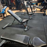 panca reclinabile palestra 