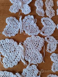 Farfalle vintage all'uncinetto 8 /V. num 426