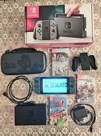 Nintendo Switch grigia pari al nuovo + Fire Emblem