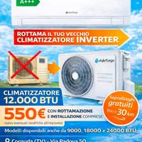 climatizzatore 550 € installazione inclusa 