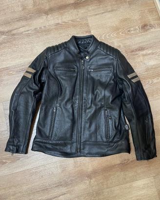 Moore Legend Giacca moto pelle nera donna M