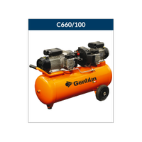 Compressore aria a secco gentilin c660/100
