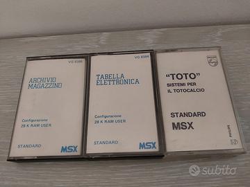 MSX cassette giochi e programmi NO C64 Amiga