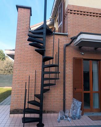 scala a chiocciola da esterno