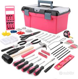 Hi-Spec Apollo Kit completo di utensili rosa per l