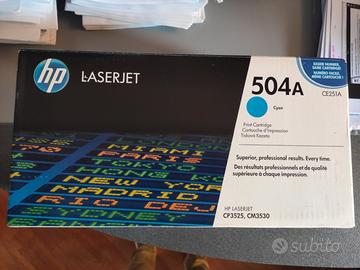 Toner HP LaserJet ORIGINALE - CP3525, CM3530- Cyan