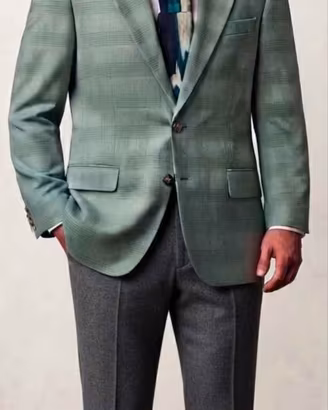 Giacca uomo elegante a quadretti TG 50
