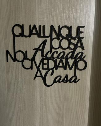 Scritta da parete