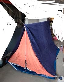 Tenda canadese in stoffa usata