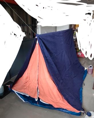 Tenda canadese in stoffa usata