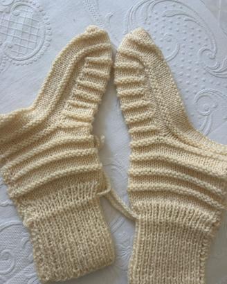 Calze in lana fatte a mano