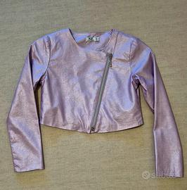 Giacca ecopelle bambina