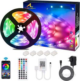 Striscia Luci Natale LED 5M Bluetooth, ALED LIGHT
